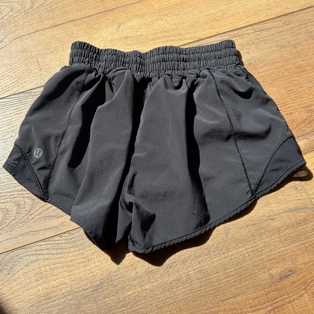 lululemon Hotty hot Black Athletic Shorts